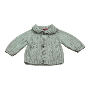 babyGap Sweater Infant 0-3 Months Beige Cable Knit Button Cardigan Shawl Collar